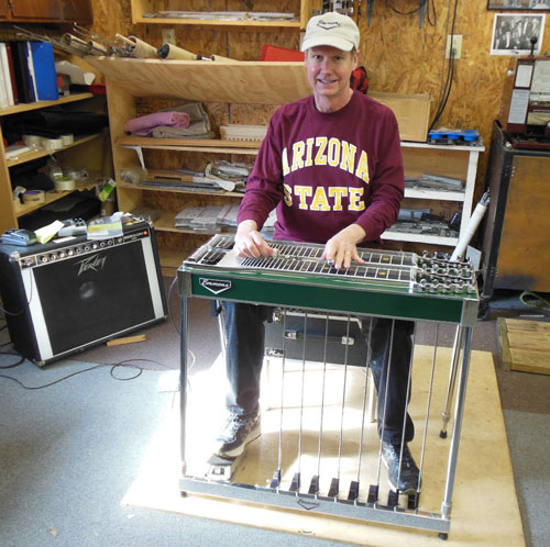 Bill Erchul with Emmons guitar