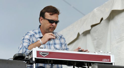 Butch Dixon with an EMmons steel guitar